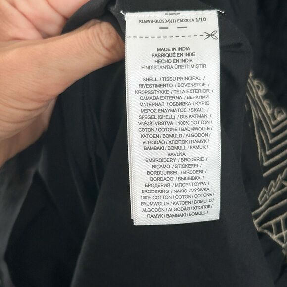 Lauren Ralph Lauren Embroidered Cotton Voile Tassel Dress New Size 6 Long Sleeve - Picture 10 of 10